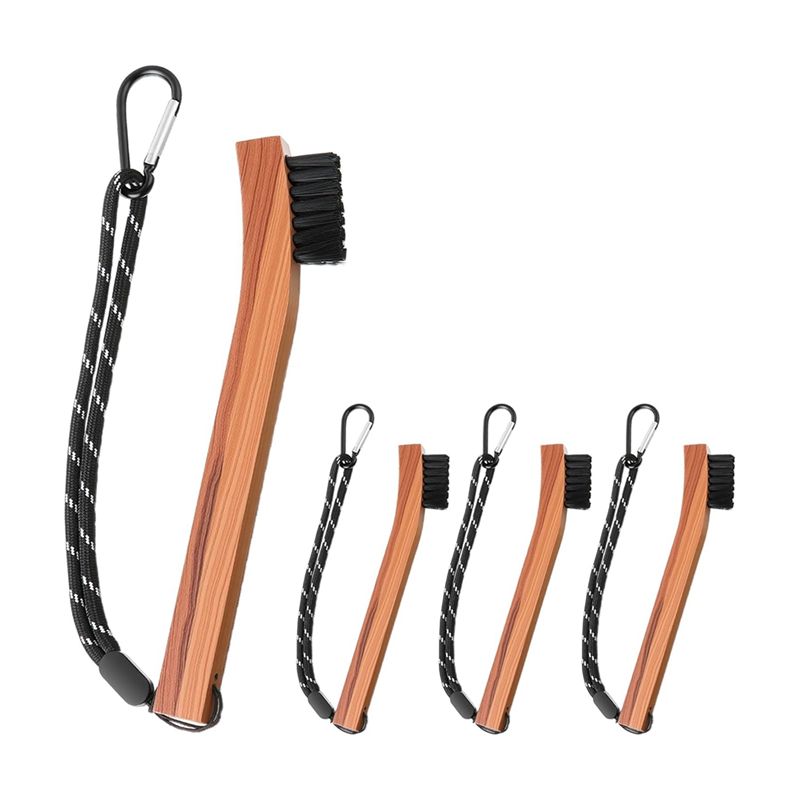 Golf Equipment Junior - Zestaw 4 szczotek do czyszczenia rowków