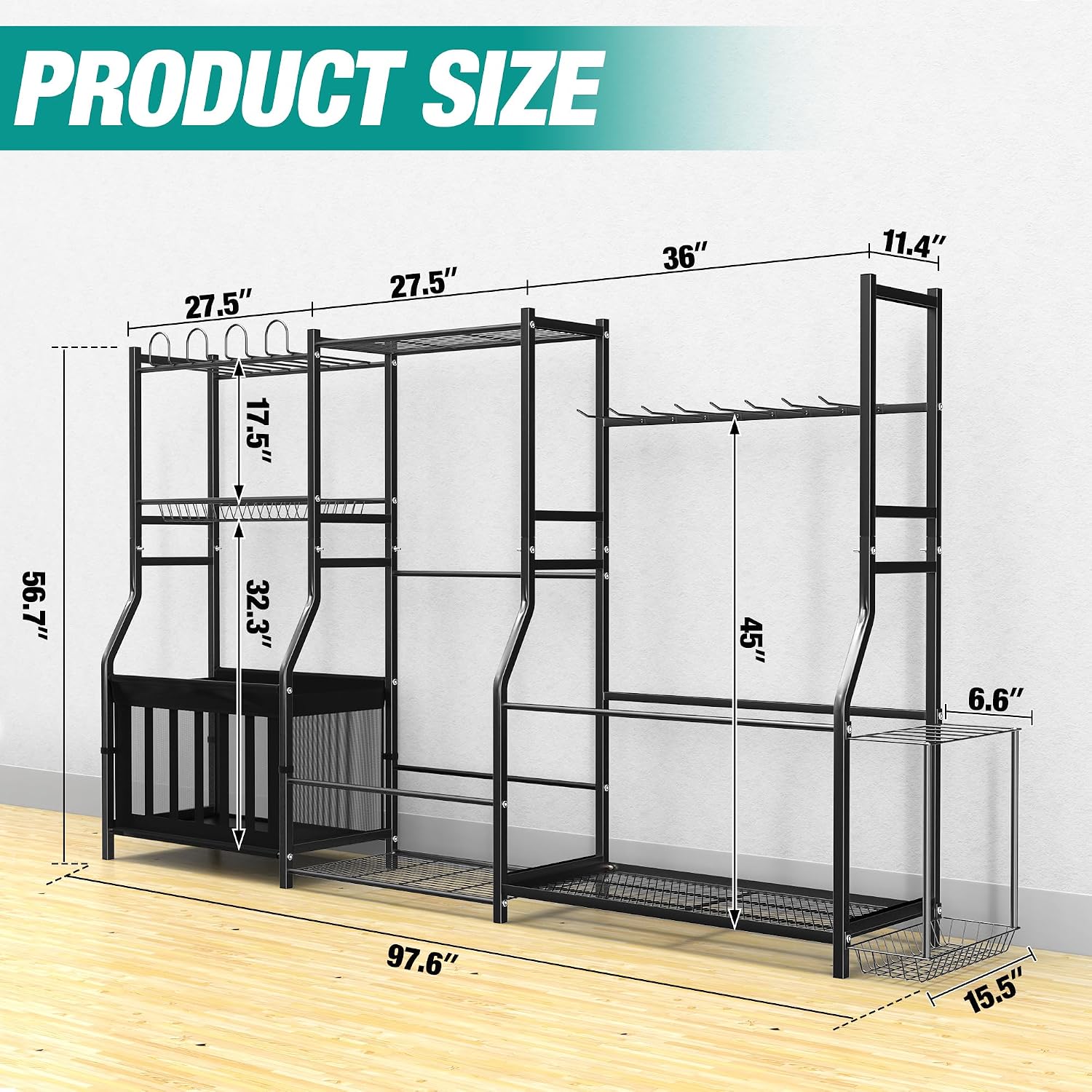 Organizer na sprzęt sportowy,  – Golf Equipment Garage Storage recenzja i cena
