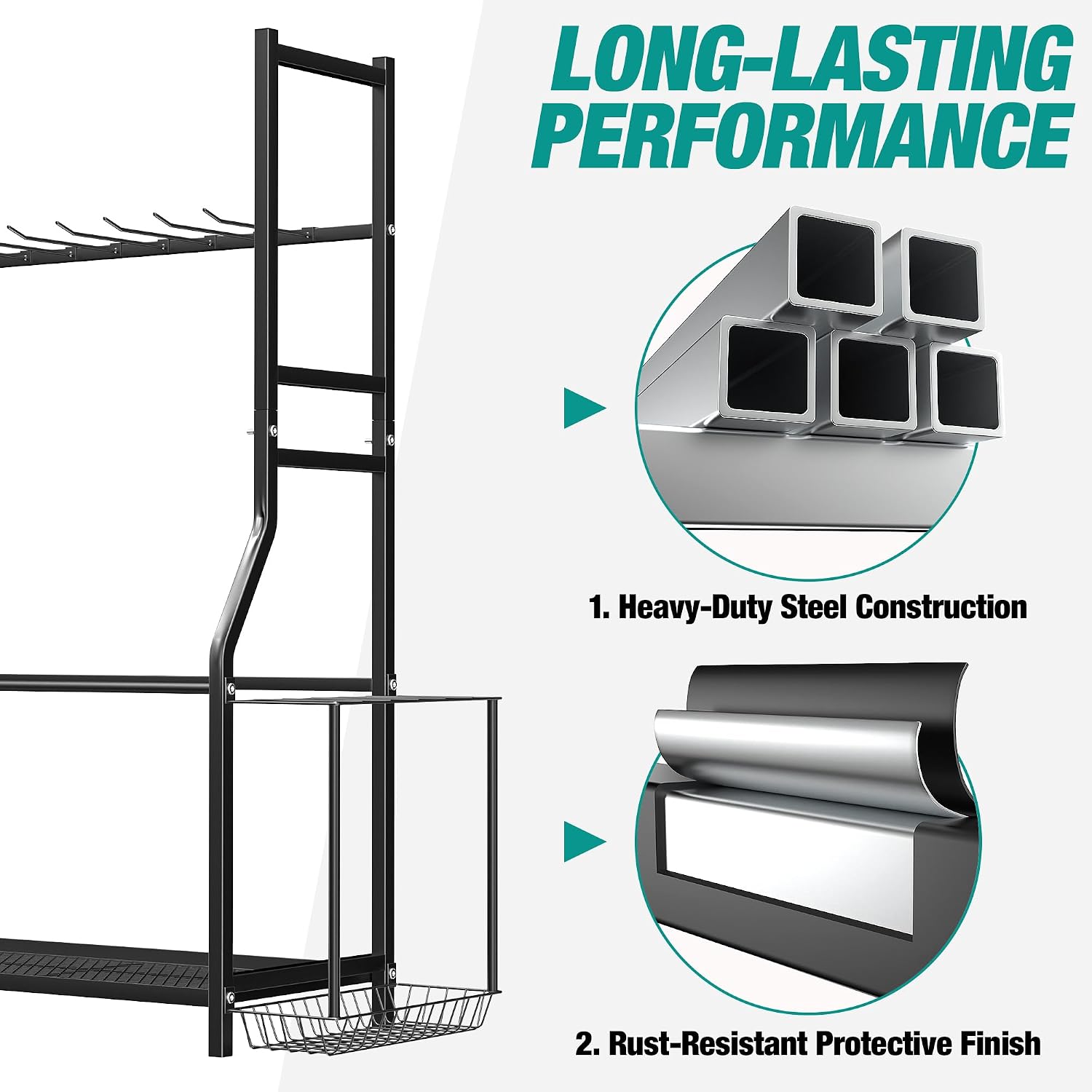 Organizer na sprzęt sportowy,  – Golf Equipment Garage Storage recenzja i cena