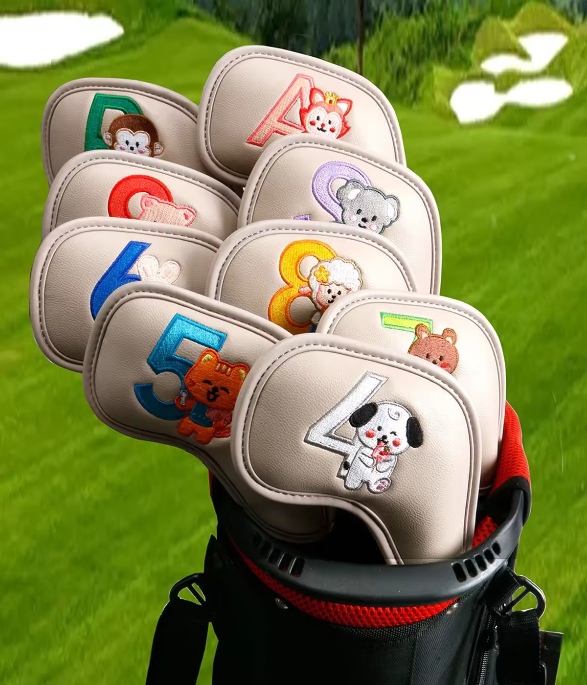 9 szt. Urocze pokrowce na głów – Golf Equipment Cabinet recenzja i cena