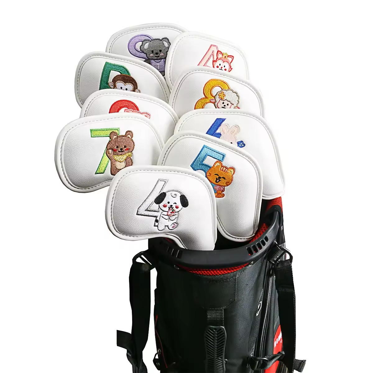 9 szt. Urocze pokrowce na głów – Golf Equipment Cabinet recenzja i cena
