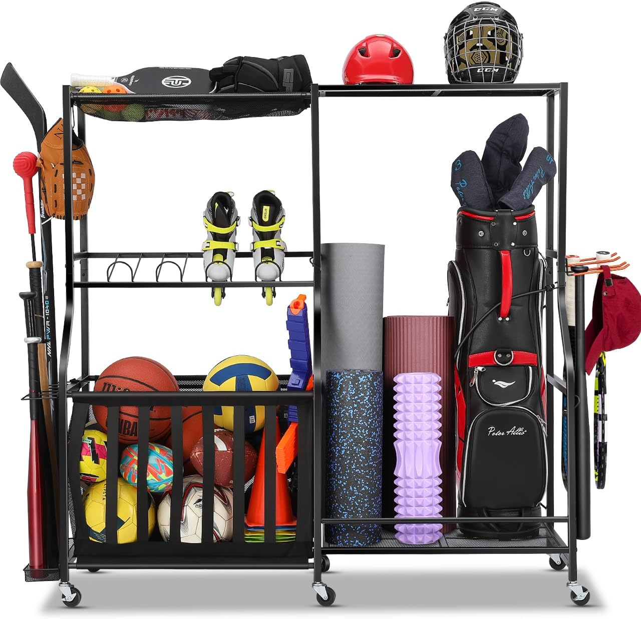 Organizer na sprzęt sportowy d – Golf Equipment Garage Storage recenzja i cena