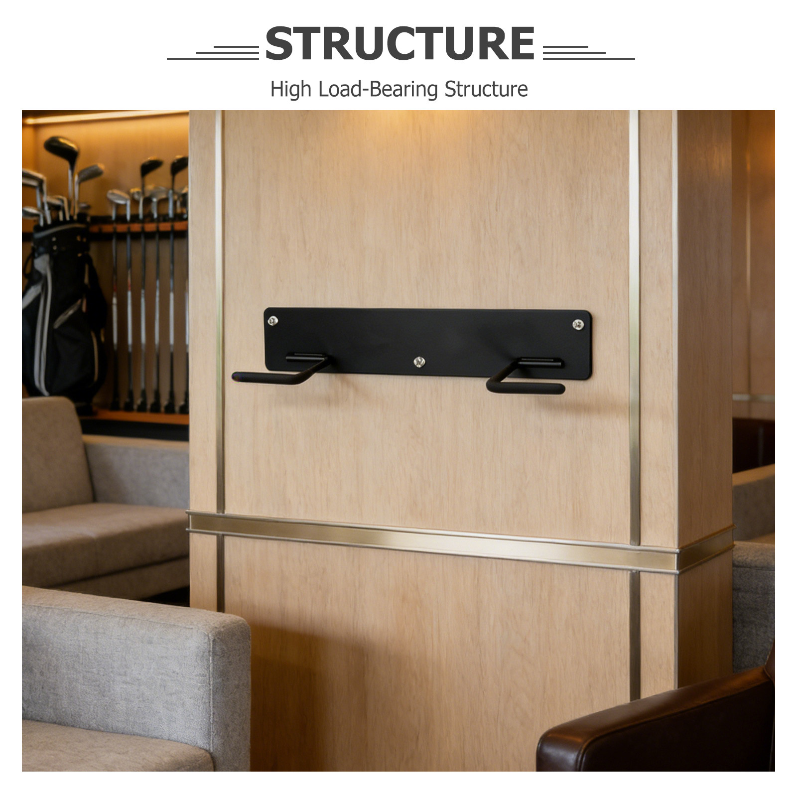 Wieszak do przechowywania torb – Golf Equipment Garage Storage recenzja i cena