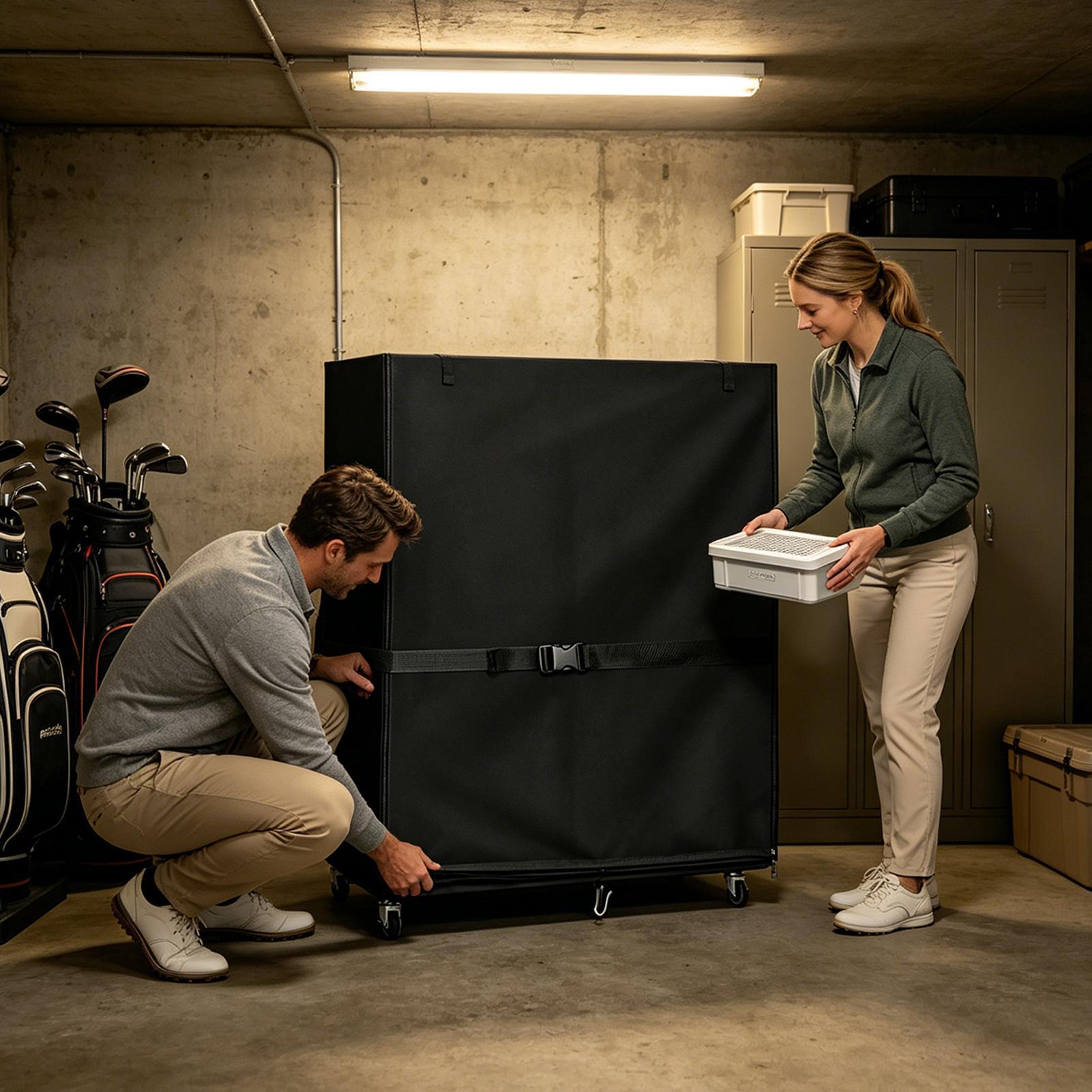 Pokrowce na stojaki do toreb g – Golf Equipment Garage Storage recenzja i cena